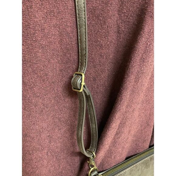 Joy Susan 100% Vegan Leather Mini Crossbody Wristlet Clutch - Picture 6 of 6